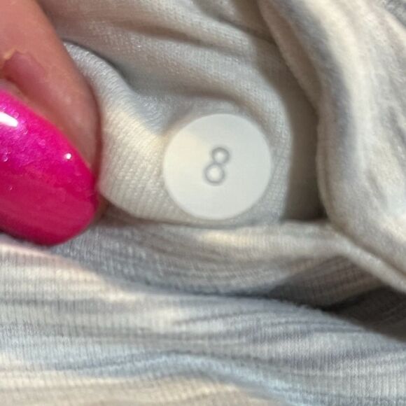 LULULEMON Groove Crop Leggings Gray Women’s Size 8 - Picture 4 of 4